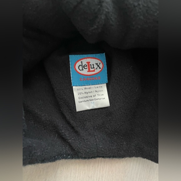 DeLux Cute and Warm Wool Blend Hat with Cat Ears and Good (human) Ear Coverage - Picture 4 of 6